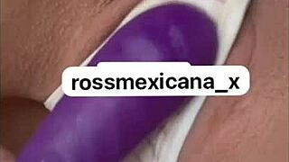 rossmexicana rams dildo deep enjoying every thrust caliente