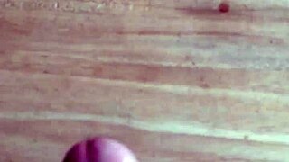 me cumming hard on desk solo orgasm cumshot!