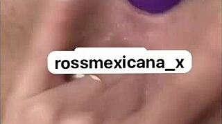 rossmexicana rams dildo deep enjoying every thrust caliente