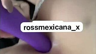 rossmexicana rams dildo deep enjoying every thrust caliente