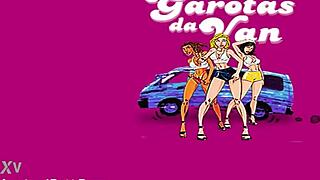 will these bitches' car orgy end in lesbian anal cum explosions?