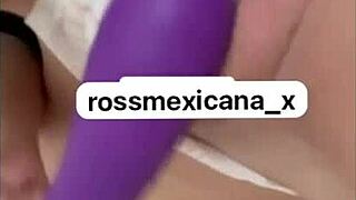 rossmexicana rams dildo deep enjoying every thrust caliente
