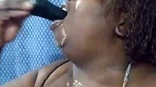 brazilian slave gags on deepthroat submission uncensored