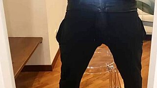 muscular masseuse rides oiled cock spitting dirty talk.