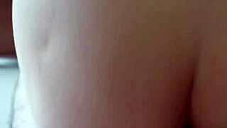 crazy deepthroat blowjob from petite brunette stepsister slut