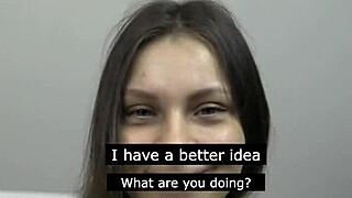 Couldn't hold back, creampied stepsis right in dorm room