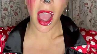 i'm destroyin my milf pussy so bad with this xxxl dildo on webcam ep 3