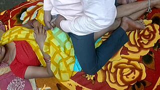 Brother-in-Law Fucks Hot Swinger Sister-in-Law Hard in Yellow Saree Post-Wife Sleep