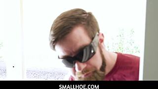 Tiny Asian teen Kimmy Kimm fucked hard by her new neighbor