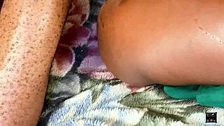 that sneaky quickie with my hot school friend bent over in public felt so tight