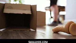 Tiny Asian teen Kimmy Kimm fucked hard by her new neighbor