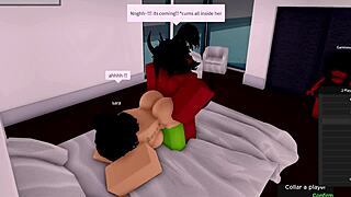 Demon savagely fucks Roblox hoe while girlfriend watches cheating roleplay