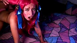 Blonde Cheerleader Bitch Begs for Deeper Anal as Fat Tits Bounce Wildly