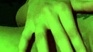 Teen Amateur Stretches Massive Pussy Lips Close Up Shaved Cunt Fingering