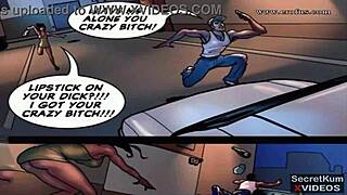 kardashians s1 ep3-4 angry wife spots sidechick lipstick on hubby's bbc after interracial cheat bang