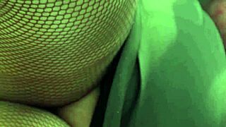 bbw latina mature lifts skirt no panties shaved pussy upskirt bar outdoor