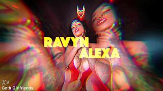 Ever Wonder If This Goth Slut Survives Ravyn Alexa's Deep Creampie Pounding?