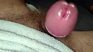 Gasping moans spit on huge cock slow intense handjob cum gulp challenge