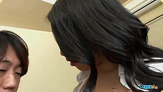office girl bends over gets cunt creampied deep