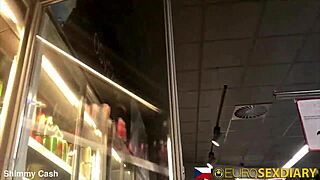 Sexy redhead milf gets picked up shopping then rides huge cock hard