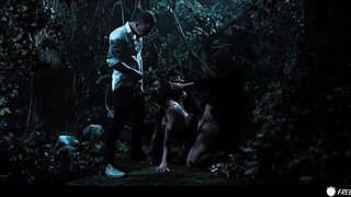 asian slut with big tits used as fuckdoll in woods gangbang? you won't believe it