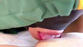 Wanna trade 69 with this hot Thai housewife? Her pussy juice floods my mouth!