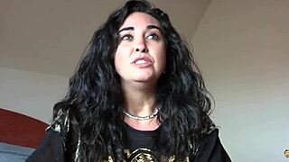 Street lady turns bedroom whore sucking big cocks in wild threesome cumfest