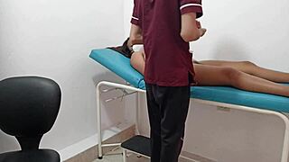Perverted Doctor Gropes Patient's Pussy During Gyno Exam