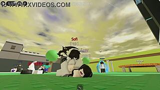 who knew this futanari slut loves rough top pounding in roblox?