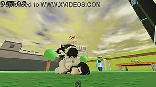 who knew this futanari slut loves rough top pounding in roblox?