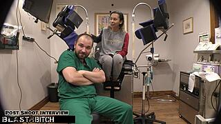 Doctor blasts kalani luana's tanned ass with cum backstage