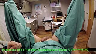 doctor tampa's cum extraction by nonbinary nurses fingering ass backstage