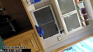 Doctor blasts kalani luana's tanned ass with cum backstage