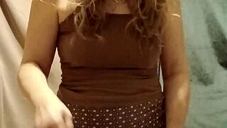 Bound Milf Slave Endures Intense Self-Session Piss Licking and Belt Whips