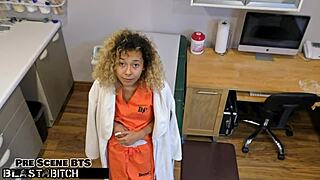 Doctor blasts kalani luana's tanned ass with cum backstage