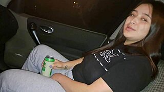 Big Ass Horny Latina Bent Over Doggystyle Fucked Creampie in Public Park