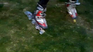 Paid Coach For Lesson But Got Her Big Clit Licked To Dripping Orgasm In Ripped Panties