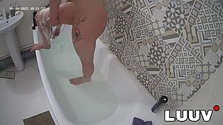 I love filming my real-life bath shaving routine just for you amateur viewers