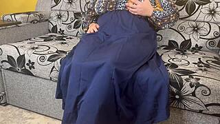 shy fat wife returns cum filled from work gangbang to humiliated cuckold husband
