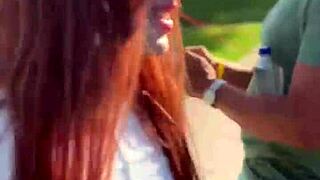 Megan Murkovski and Mia Mi slam monster cocks in blowbang frenzy