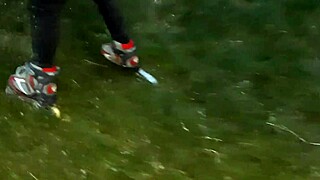 Paid Coach For Lesson But Got Her Big Clit Licked To Dripping Orgasm In Ripped Panties