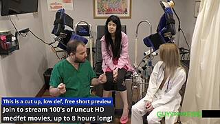 doctor tampa's cum extraction by nonbinary nurses fingering ass backstage