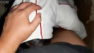 Paid Coach For Lesson But Got Her Big Clit Licked To Dripping Orgasm In Ripped Panties