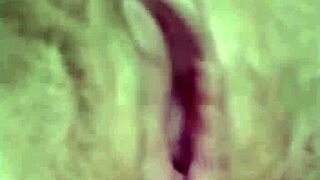 australian wife strokes horny pussy craving cum explosion