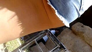 voyeur catches juicy roman ass delight on hidden cam