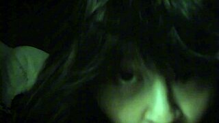 Goth Emo Sucks Huge Dildo Deep