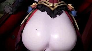 wanna watch thicc widowmaker twerk fat ass on halloween while mercy fucks raven's monster cock tease?