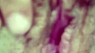 australian wife strokes horny pussy craving cum explosion
