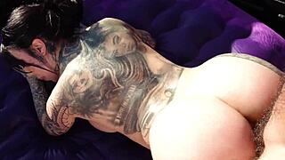 Busty brunette Lacey Jayne sucks fucks client James Angel in nuru truck wet