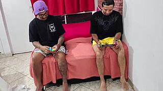 nerd brothers play sex game with stepsister winners fuck her hardcore bbc domination